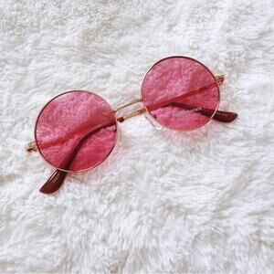 Henry Pink Round Lens Sunglasses